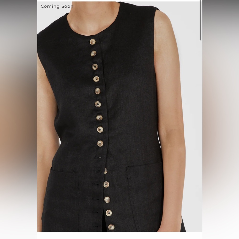BNWT Commense (Dissh Dupe) Longline Vest Size S